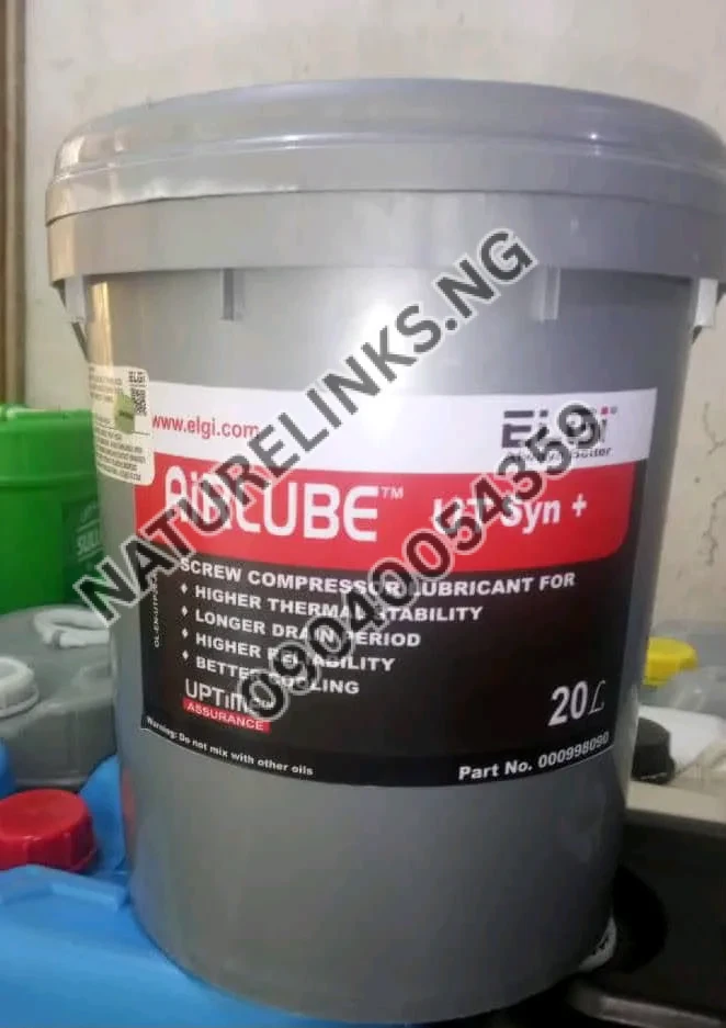 ELGi AIRLUBE UT Syn + Screw Compressor Oil 000998090 Price in Nigeria ELGi AIRLUBE UT Syn + Screw Compressor Oil 000998090 Price in Nigeria Nature Solar Global Limited