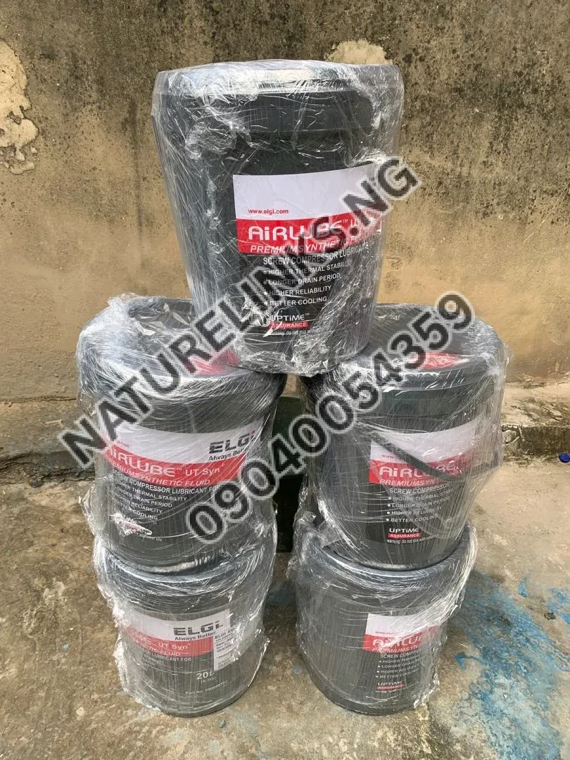 ELGi AIRLUBE UT Syn+ Screw Compressor Oil 000998102 Price in Nigeria ELGi AIRLUBE UT Syn+ Screw Compressor Oil 000998102 Price in Nigeria Nature Solar Global Limited