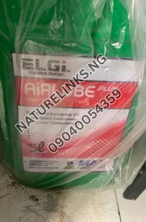 ELGi AIRLUBE PLUS Screw Compressor Oil Price in Nigeria Nature Solar Global Limited 🇳🇬