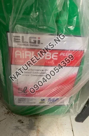ELGi AIRLUBE PLUS SCREW COMPRESSOR OIL Price in Nigeria Nature Solar Global Limited 🇳🇬