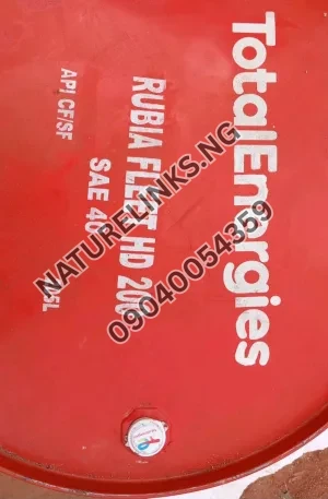 TotalEnergies RUBIA FLEET HD 200 SAE 40 Price in Nigeria Nature Solar Global Limited 🇳🇬