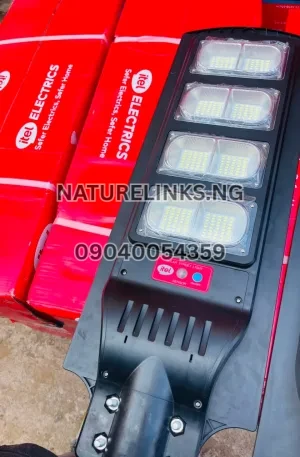 The Itel 200W All in One Solar Street Light Price in Nigeria Nature Solar Global Limited 🇳🇬
