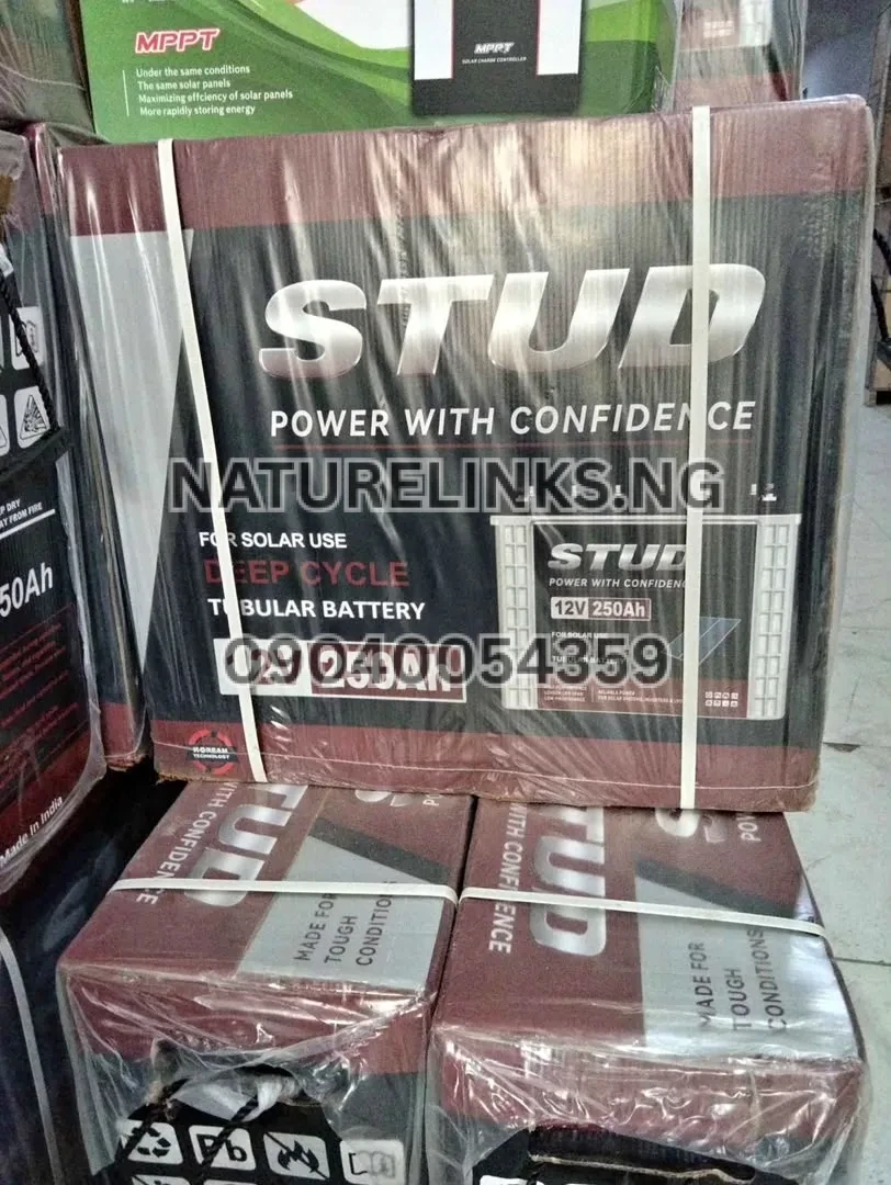 12V 250Ah Stud Tall Tubular Battery Price in Nigeria 2 12V 250Ah Stud Tall Tubular Battery Price in Nigeria Nature Solar Global Limited π³π¬ 2