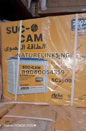 Succam 250Ah Tall Tubular Battery Price in Nigeria Nature Solar Global Limited 🇳🇬