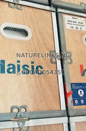Haisic 8KWH Solar Lithium Battery [Black] Price in Nigeria Nature Solar Global Limited 🇳🇬