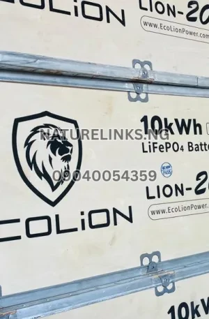Ecolion 10Kwh Lithium Battery Price in Nigeria Nature Solar Global Limited 🇳🇬