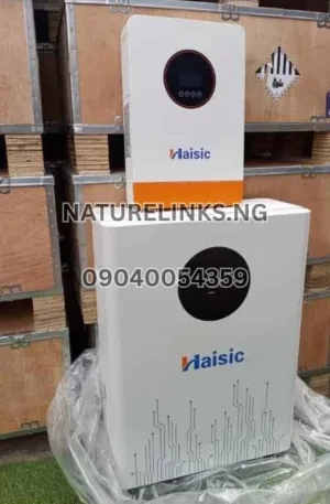 Haisic 8Kwh Lithium Ion Battery [White] Price in Nigeria Nature Solar Global Limited 🇳🇬