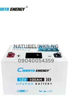 Cworth Energy 12V 100Ah Lithium Battery  Price in Nigeria Nature Solar Global Limited 🇳🇬