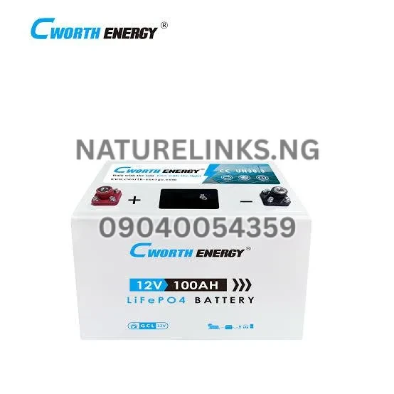 Cworth Energy 12V 100Ah Lithium Battery Price in Nigeria 2 Cworth Energy 12V 100Ah Lithium Battery Price in Nigeria Nature Solar Global Limited 2