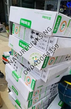 16” SPL Solar Standing Fan Price in Nigeria Nature Solar Global Limited 🇳🇬