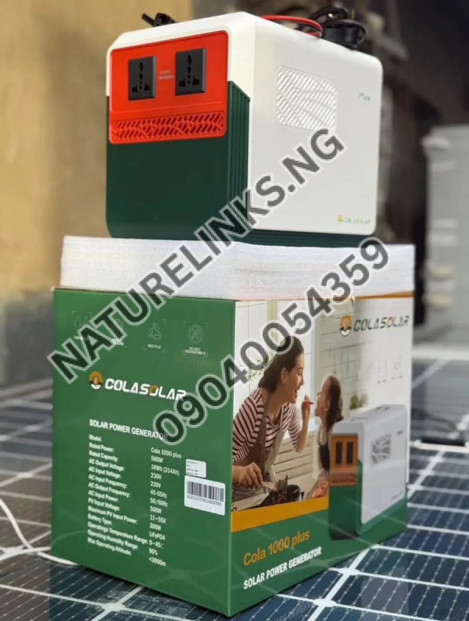 Cola 1000 Plus Solar Power Generator Price in Nigeria Cola 1000 Plus Solar Power Generator Price in Nigeria Nature Solar Global Limited π³π¬
