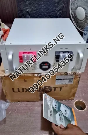 LUXWATT 3kWh 25.6V Lithium-Ion Solar Battery for Home and Business Price in Nigeria Nature Solar Global Limited