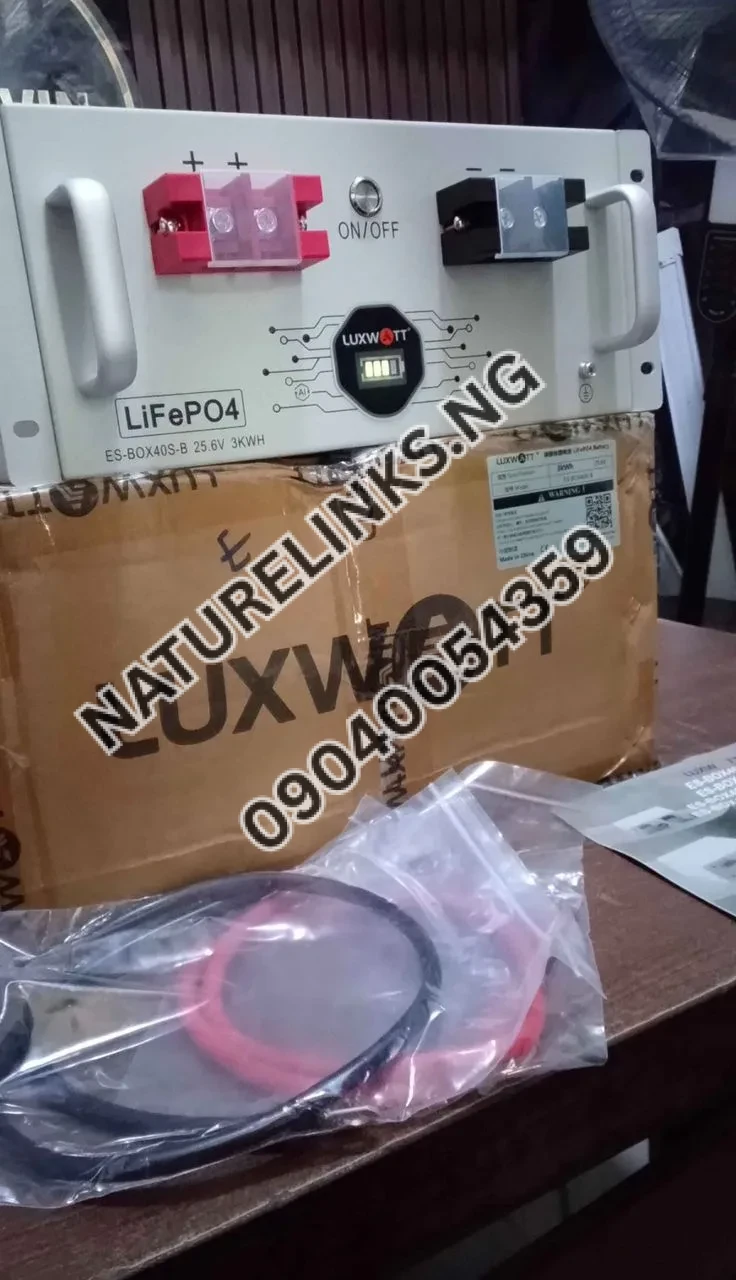 LUXWATT LiFePO4 Solar Battery with Long Cycle Life for Inverter Price in Nigeria 8 LUXWATT LiFePO4 Solar Battery with Long Cycle Life for Inverter Price in Nigeria Nature Solar Global Limited 8