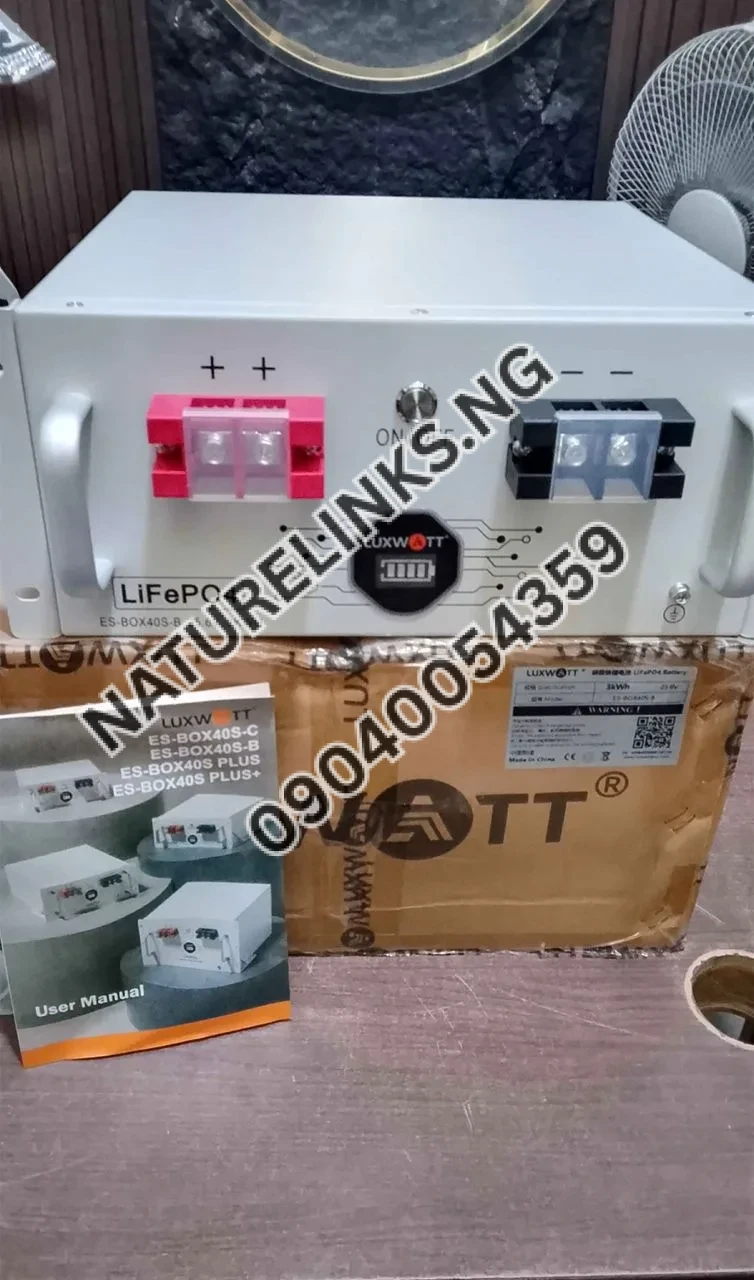 LUXWATT LiFePO4 Solar Battery with Long Cycle Life for Inverter Price in Nigeria 9 LUXWATT LiFePO4 Solar Battery with Long Cycle Life for Inverter Price in Nigeria Nature Solar Global Limited 9