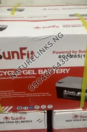 165AH SUNFIT GEL DEEP CYCLE BATTERY Price in Nigeria Nature Solar Global Limited 🇳🇬