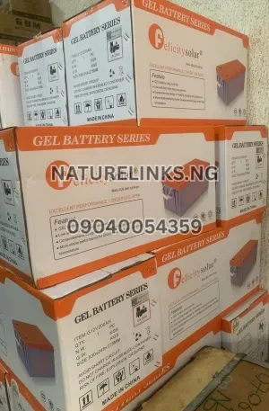 200ah 12v felicity gel battery Price in Nigeria 2 200ah 12v felicity gel battery Price in Nigeria Nature Solar Global Limited π³π¬ 2