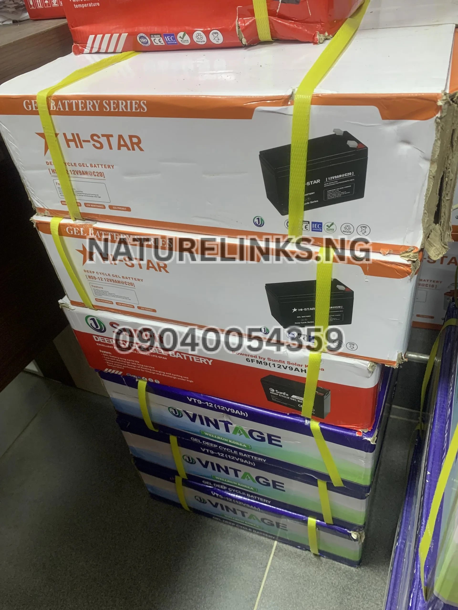 HI-STAR DEEP CYCLE GEL BATTERY (MS9-12 12V9H@C20) Price in Nigeria HI-STAR DEEP CYCLE GEL BATTERY (MS9-12 12V9H@C20) Price in Nigeria Nature Solar Global Limited