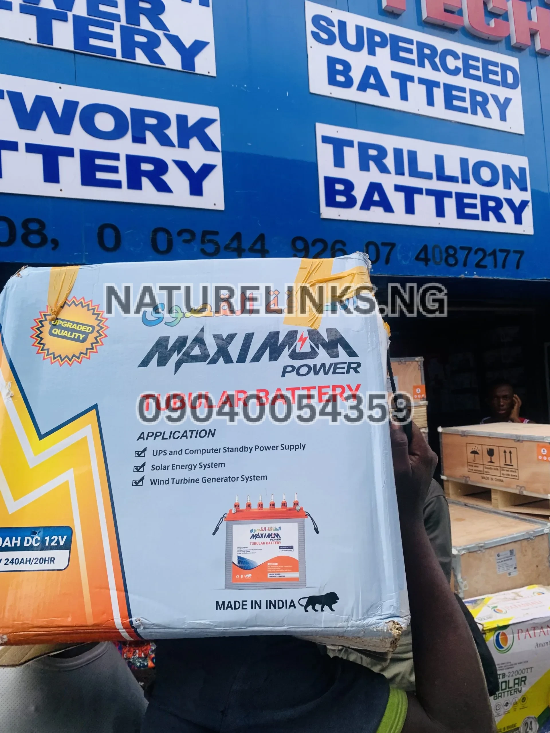 Maximum 12v 240ah tall tubular battery Price in Nigeria 3 Maximum 12v 240ah tall tubular battery Price in Nigeria Nature Solar Global Limited π³π¬ 3