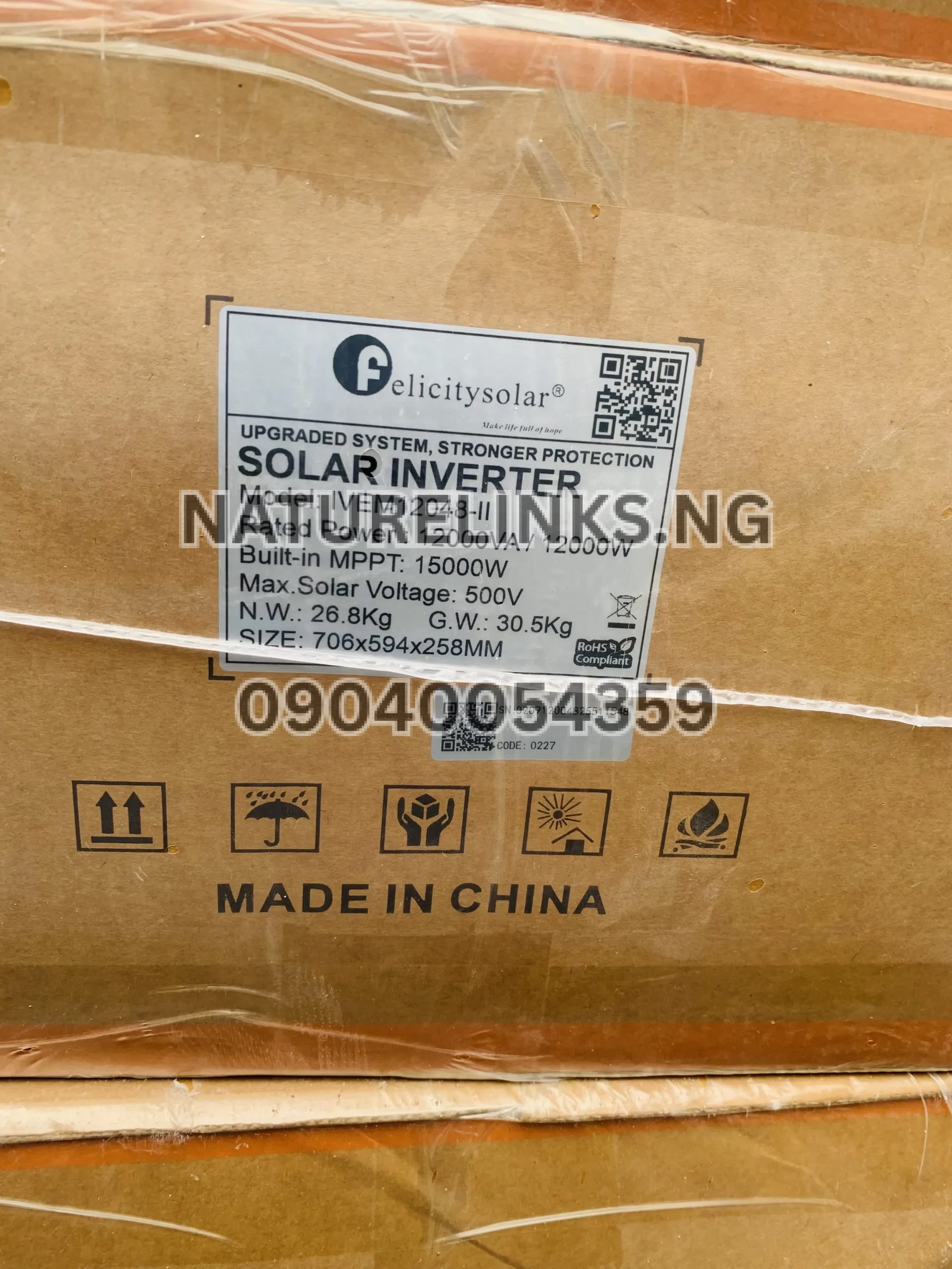 Felicity 12kva 48V SOLAR INVERTER IVEM12048-II Price in Nigeria 3 Felicity 12kva 48V SOLAR INVERTER IVEM12048-II Price in Nigeria Nature Solar Global Limited 3