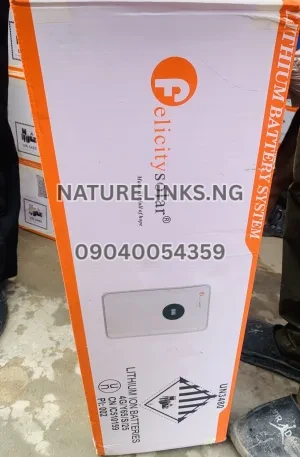 Felicity 5.12kWh 51.2V lithium ion battery FLA48100 Price in Nigeria Nature Solar Global Limited 🇳🇬