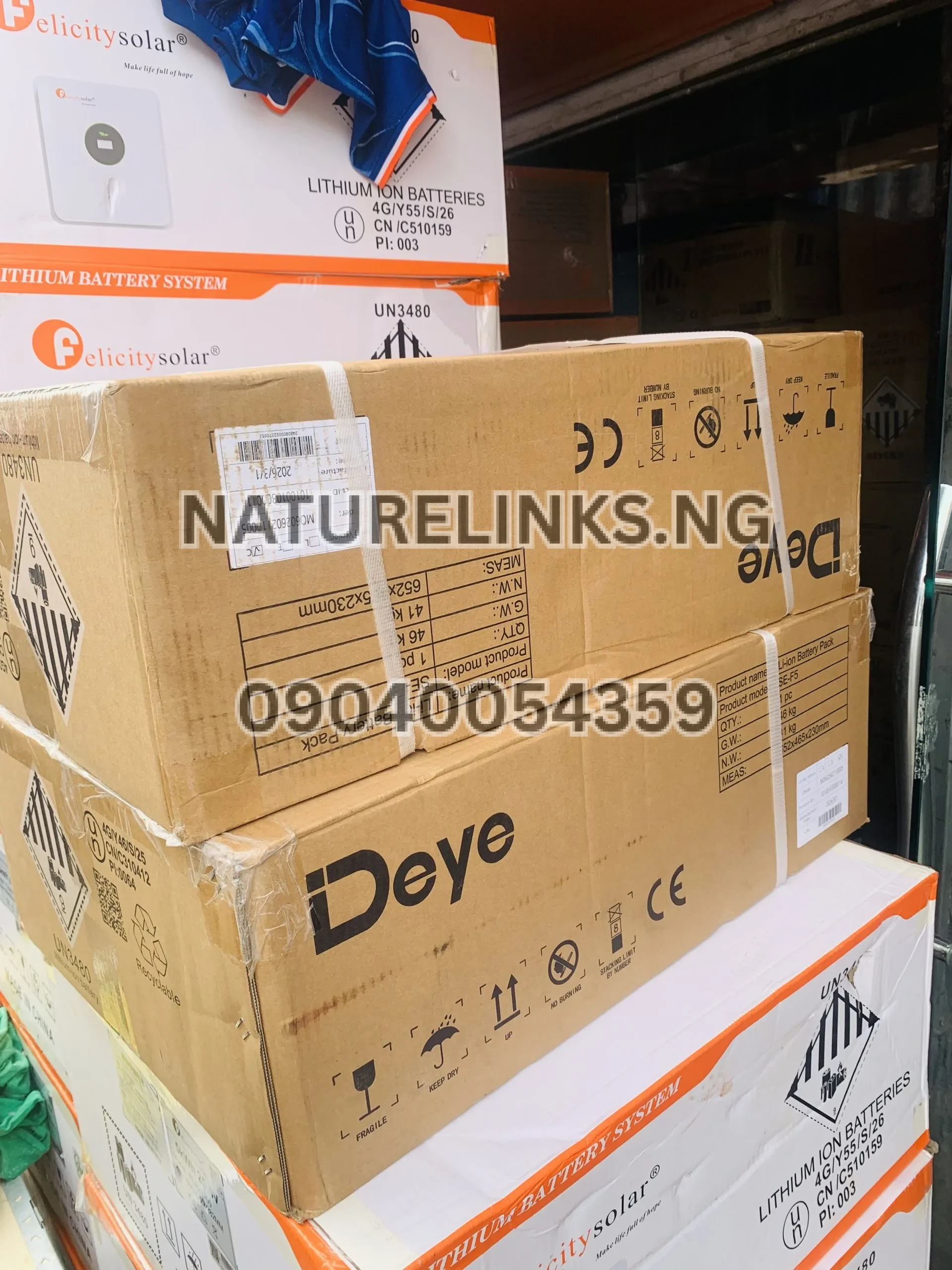 Deye 5kwh 48v lithium ion battery SE-F5 Price in Nigeria 2 Deye 5kwh 48v lithium ion battery SE-F5 Price in Nigeria Nature Solar Global Limited π³π¬ 2