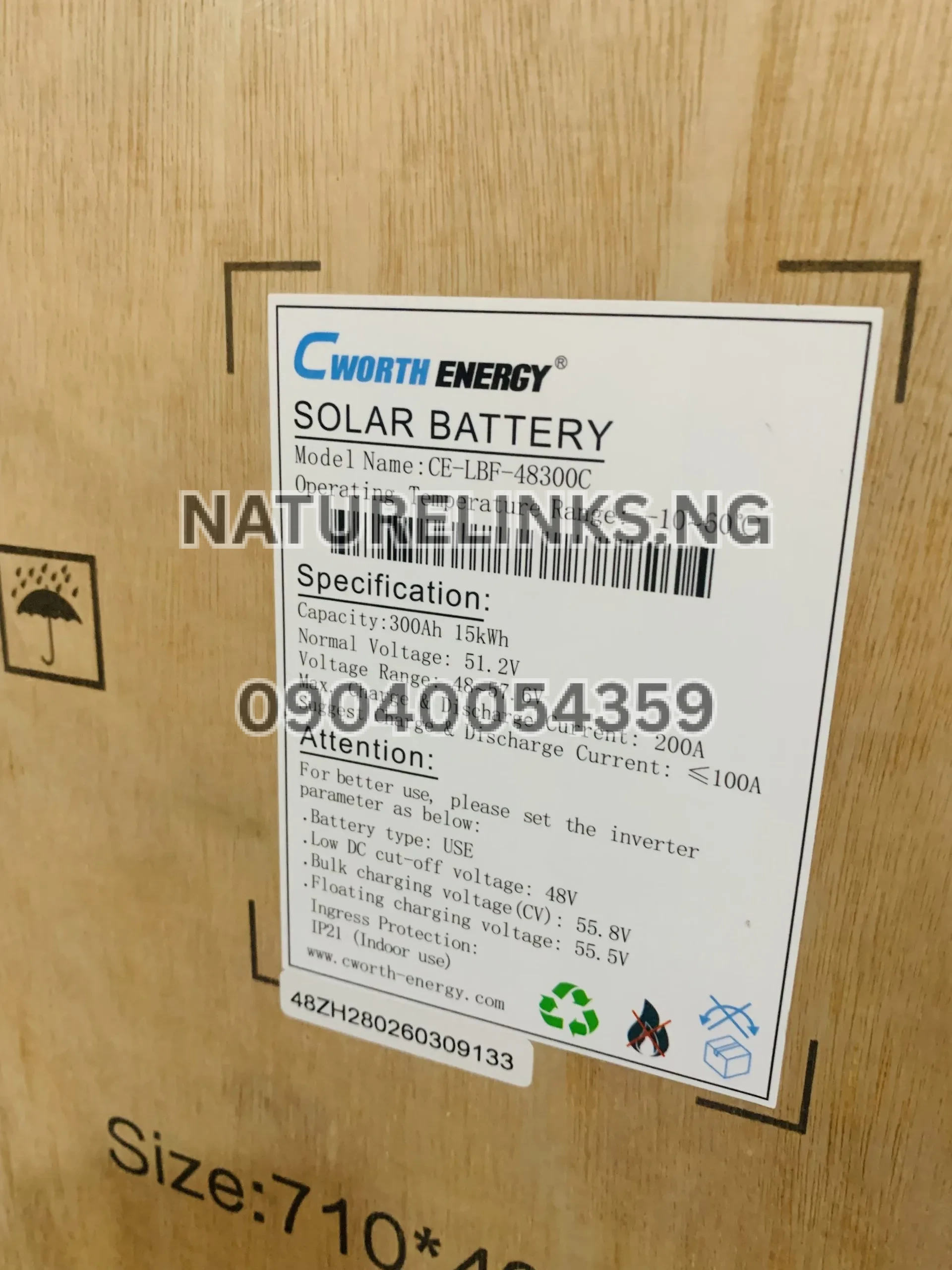 CWORTH ENERGY 15kwh 48v lithium ion SOLAR BATTERY CE-LBF-48300C Price in Nigeria 4 CWORTH ENERGY 15kwh 48v lithium ion SOLAR BATTERY CE-LBF-48300C Price in Nigeria Nature Solar Global Limited π³π¬ 4