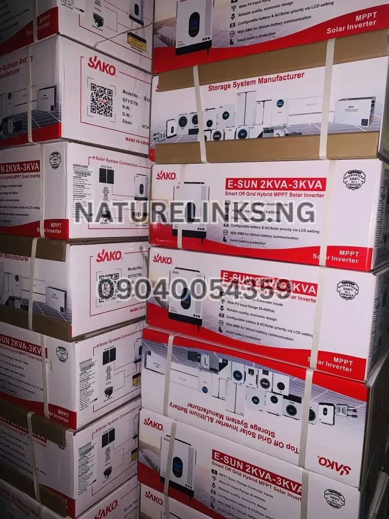 SAKO 2KVA 24V SOLAR INVERTER E-SUN 2KVA-3KVA Price in Nigeria 4 SAKO 2KVA 24V SOLAR INVERTER E-SUN 2KVA-3KVA Price in Nigeria Nature Solar Global Limited π³π¬ 4
