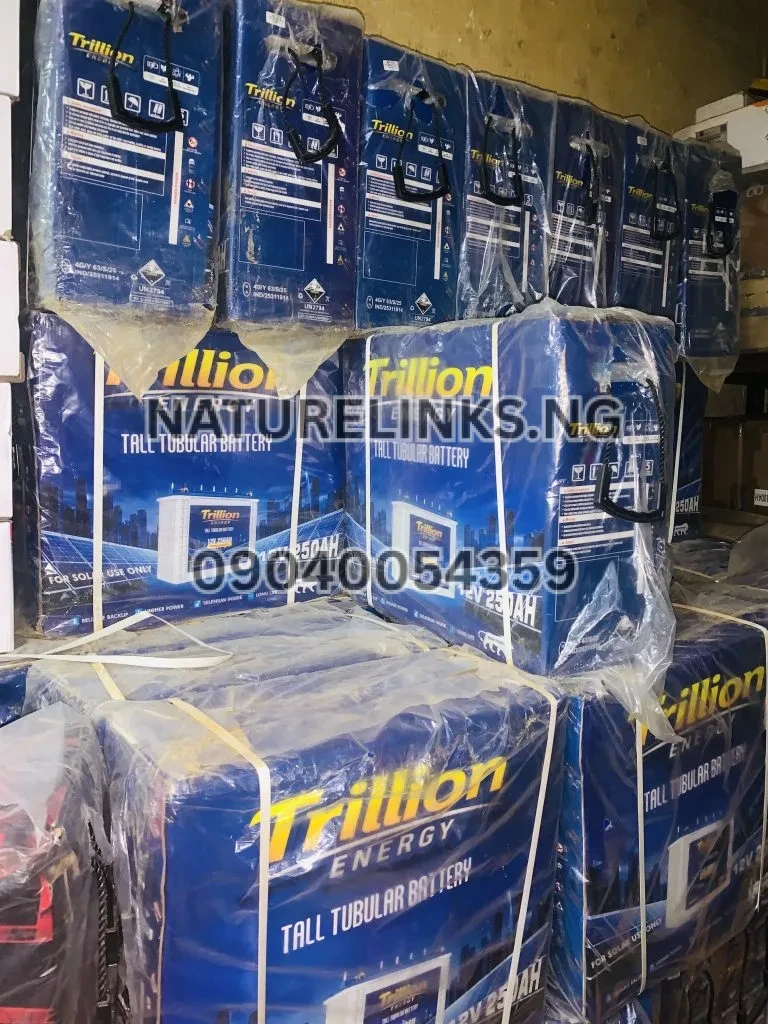 TRILLION ENERGY 12V 250AH TALL TUBULAR BATTERY Price in Nigeria 3 TRILLION ENERGY 12V 250AH TALL TUBULAR BATTERY Price in Nigeria Nature Solar Global Limited 3