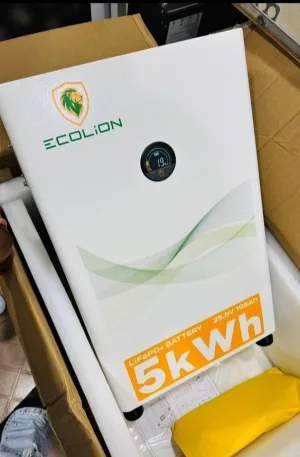 5kwh+51.2v+ECOLION+LITHIUM+BATTERY+ Price in Nigeria Nature Solar Global Limited 🇳🇬