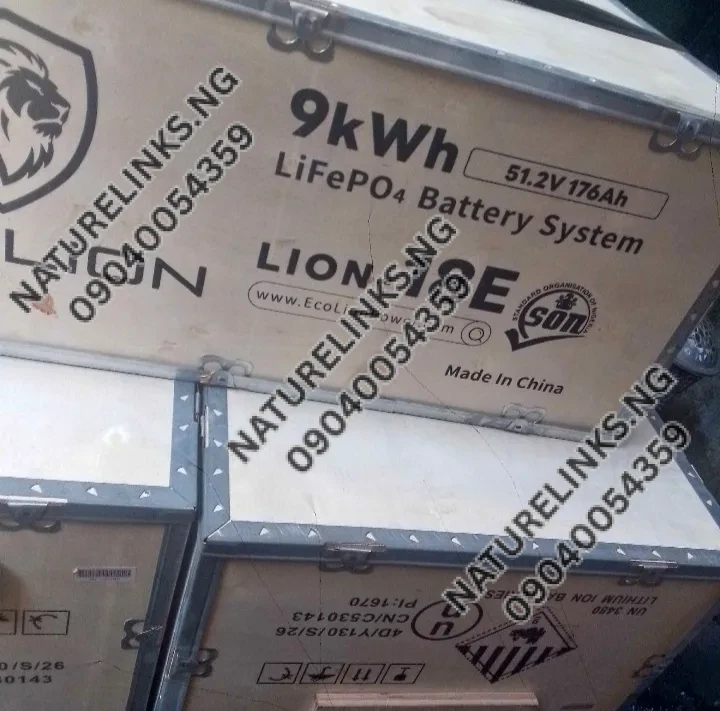 ECOLION 9KWh 51.2V 176AH Price in Nigeria ECOLION 9KWh 51.2V 176AH Price in Nigeria Nature Solar Global Limited π³π¬