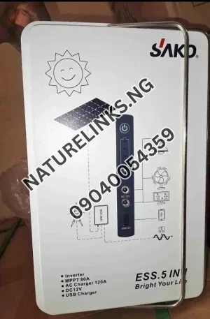 Sako Alpha ESS-500W Portable Solar Generator – All-in-One Power Solution Price in Nigeria Nature Solar Global Limited 🇳🇬