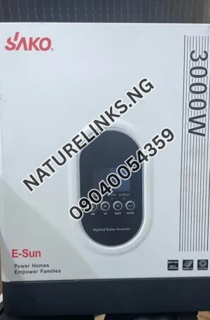 3kva SAKO HYBRID SOLAR INVERTER Price in Nigeria Nature Solar Global Limited 🇳🇬