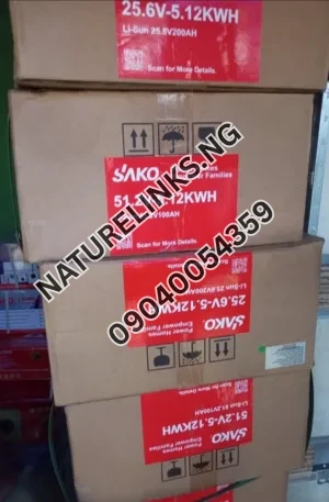 51.2v- 5.12kwh sako solar  inverter battery panels Price in Nigeria Nature Solar Global Limited 🇳🇬