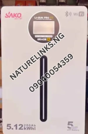 5kwh24V SAKO solar lithium lon battery Price in Nigeria Nature Solar Global Limited 🇳🇬