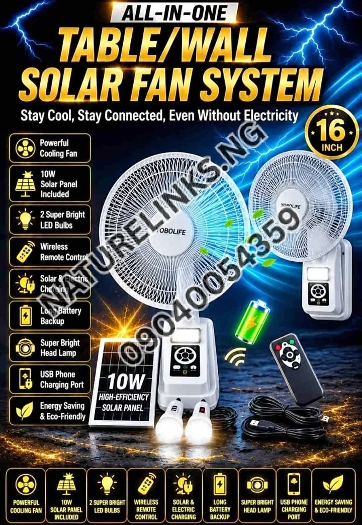 Solar wall and cable fan Price in Nigeria Solar wall and cable fan Price in Nigeria Nature Solar Global Limited