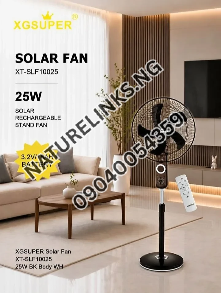 XGSUPER Rechargeable Solar Fan With Speaker. Price in Nigeria XGSUPER Rechargeable Solar Fan With Speaker. Price in Nigeria Nature Solar Global Limited
