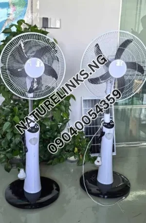 Duravolt Rechargeable solar fan with solar panel Price in Nigeria Nature Solar Global Limited