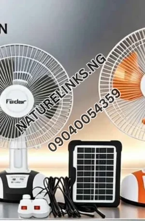 Fadar 12″inches table solar fan Price in Nigeria Nature Solar Global Limited