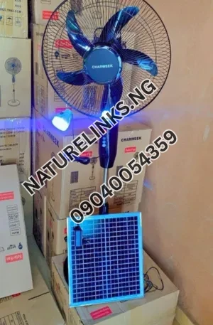 Charweek solar standing fan  Price in Nigeria Nature Solar Global Limited