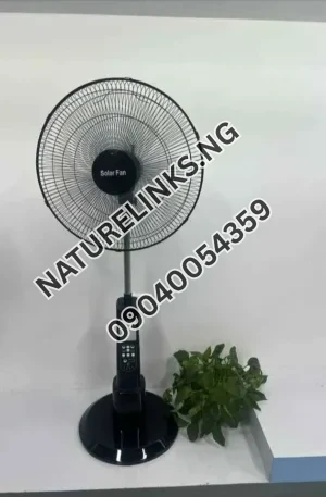 Jiuhang 18inches Rechargeable Solar Fan Price in Nigeria Nature Solar Global Limited