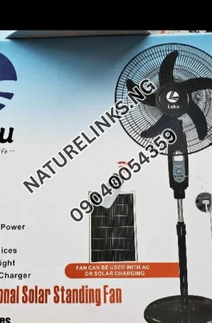 Original LEKU SOLAR STANDING FAN Price in Nigeria Nature Solar Global Limited
