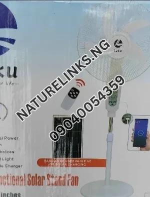 Original LEKU SOLAR STANDING FAN Price in Nigeria Nature Solar Global Limited