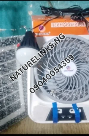 Rechargeable Solar fan Price in Nigeria Nature Solar Global Limited