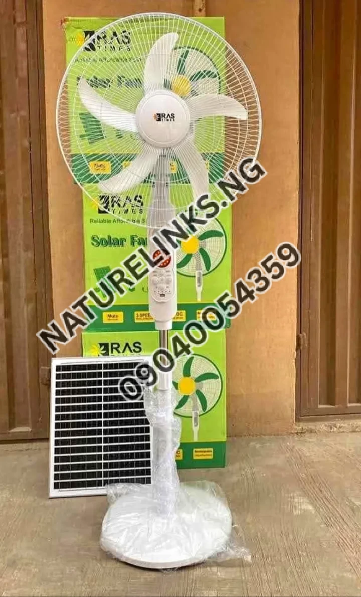 Ras time 18inchs solar standing fan Price in Nigeria Ras time 18inchs solar standing fan Price in Nigeria Nature Solar Global Limited
