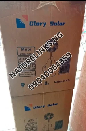 Glory Solar fan Price in Nigeria Nature Solar Global Limited