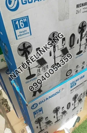 Guangdu Solar fan with blue tooth Price in Nigeria Nature Solar Global Limited