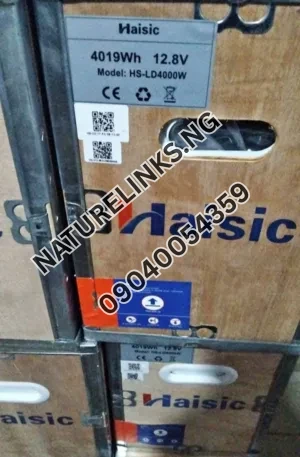 Haisic 4kwh lithium battery Price in Nigeria Nature Solar Global Limited