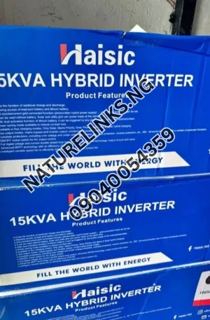 HAISIC 15KVA HYBRID SOLAR INVERTER Price in Nigeria Nature Solar Global Limited