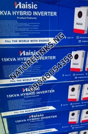 HAISIC 15KVA HYBRID SOLAR INVERTER Price in Nigeria Nature Solar Global Limited