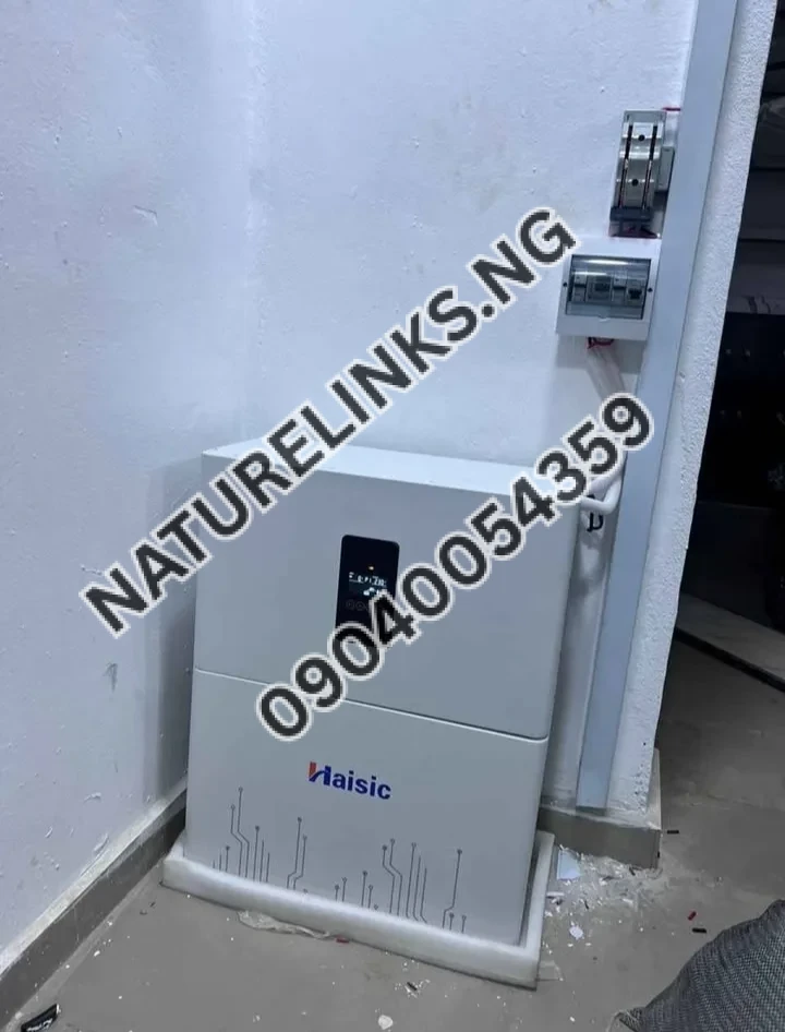 Haisic All-in-one hybrid inverter system with 1.5kva with 4kwh lithium battery. Price in Nigeria Haisic All-in-one hybrid inverter system with 1.5kva with 4kwh lithium battery. Price in Nigeria Nature Solar Global Limited